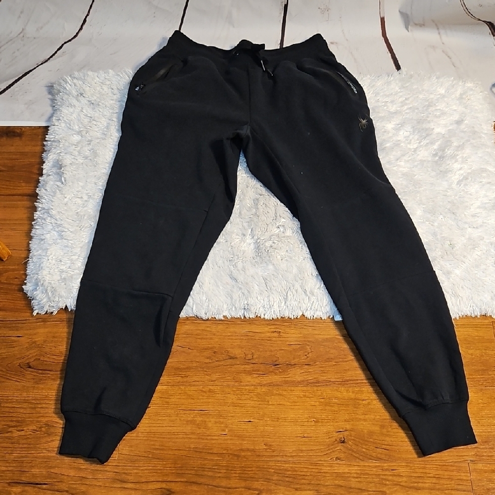 Spyder Active Joggers M/M Black Athletic‎ Workout Training Pants